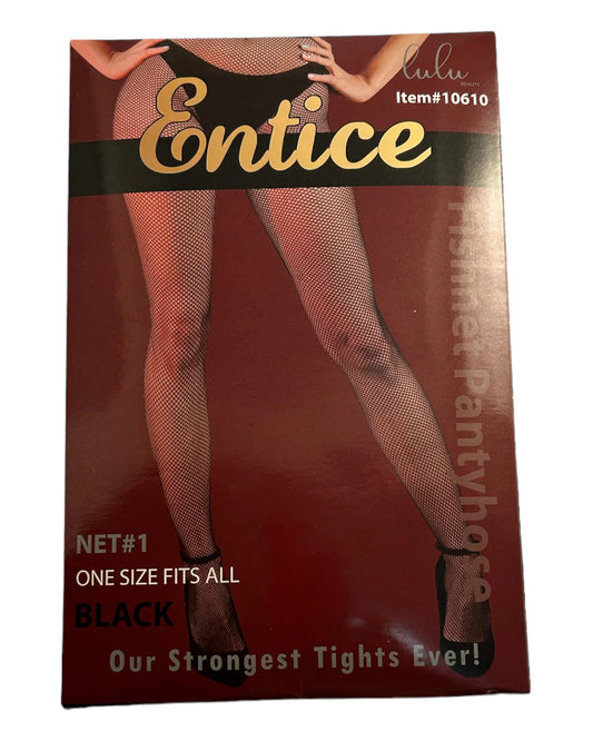 Lulu Entice- Fishnet Tights (Black)