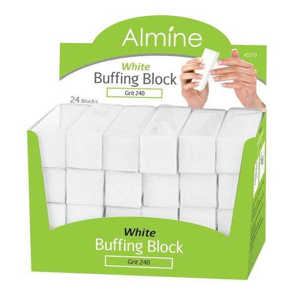 Almine Buffing Block- White "Grit 240"