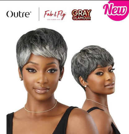 Outre Fab & Fly Gray Glamour Wig- Arlette