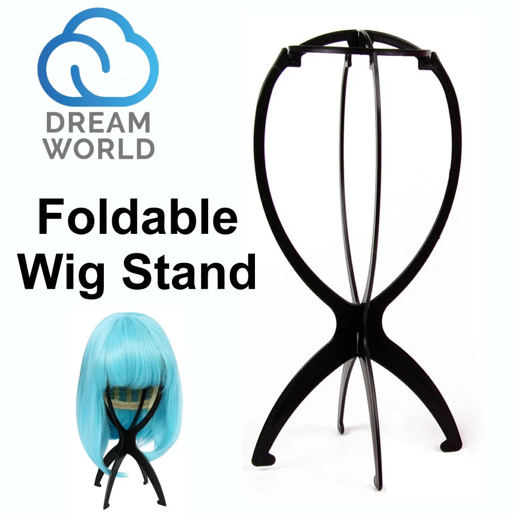 Dream World Wig Stand- Black