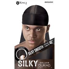 King J Silky Deluxe Durag- Extra Long Tie 40"