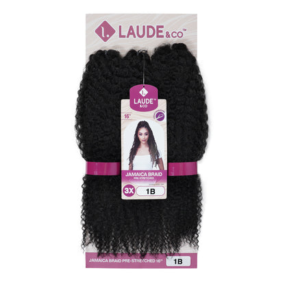 Laude & Co. 3X Jamaica Braid Pre-Stretch 16"