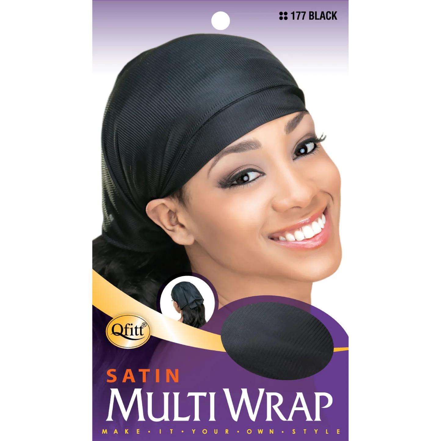 Qfitt Satin Multi Wrap Scarf