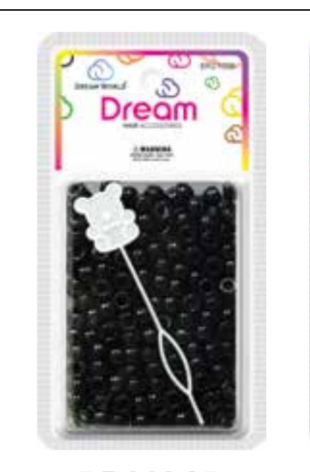 Dream World/ Chloe Round Hair Beads